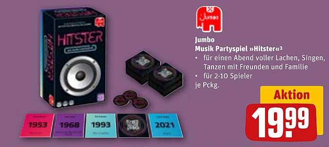 Jumbo Musik Partyspiel »Hitster«