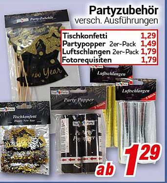 Partyzubehör