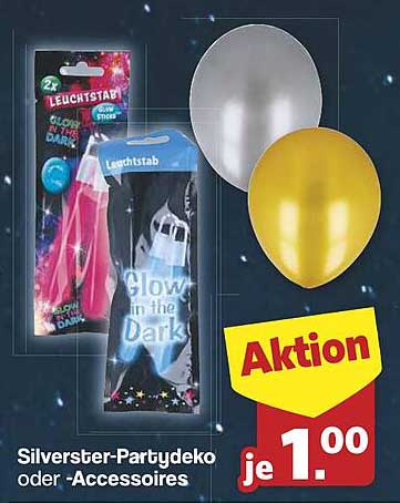 Silverster-Partydeko oder -Accessoires