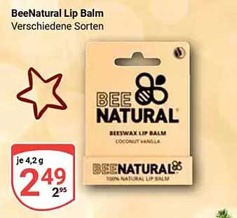 BeeNatural Lip Balm