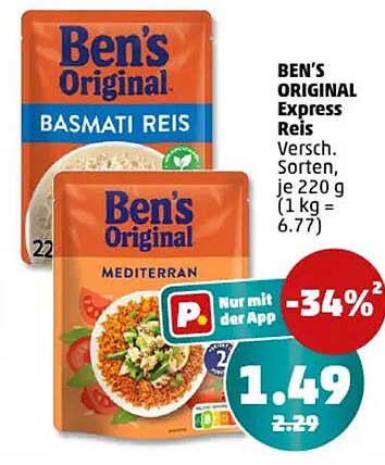 BEN'S ORIGINAL Express Reis