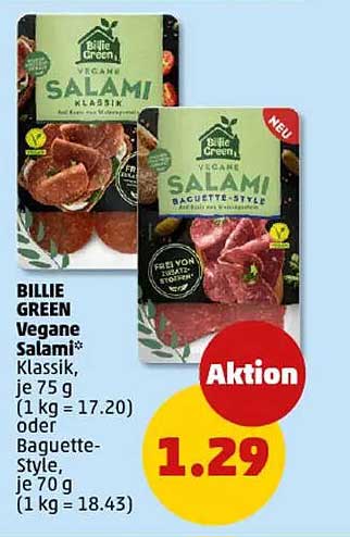 BILLIE GREEN Vegane Salami*