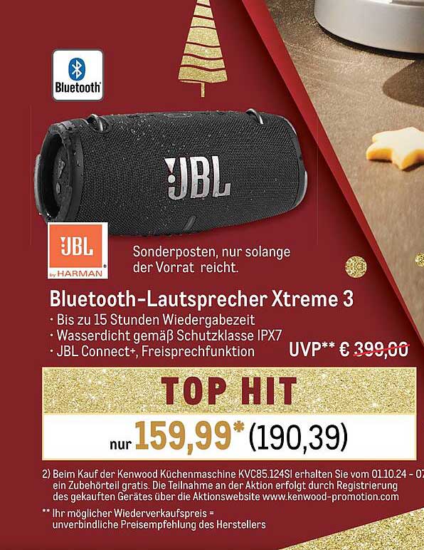 Bluetooth-Lautsprecher Xtreme 3