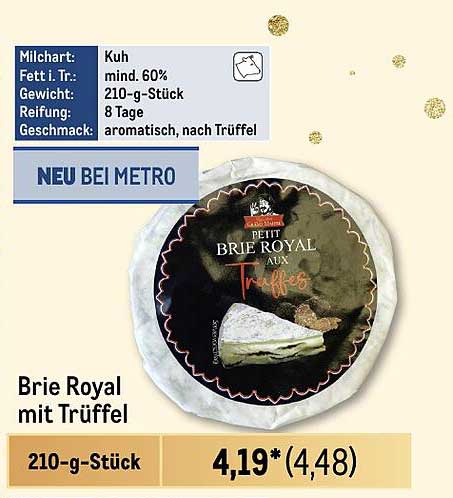 Brie Royal mit Trüffel