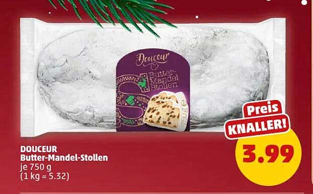 DOUCEUR Butter-Mandel-Stollen