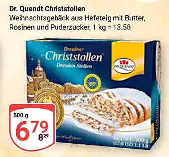 Dr. Quendt Christstollen