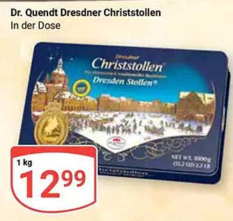 Dr. Quendt Dresdner Christstollen