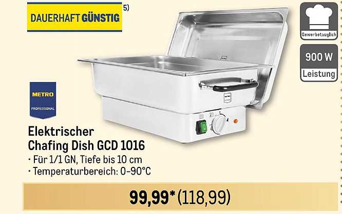 Elektrischer Chafing Dish GCD 1016