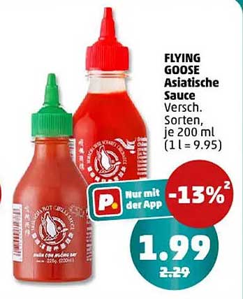 FLYING GOOSE Asiatische Sauce