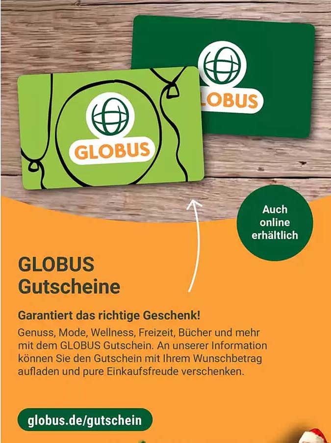 GLOBUS Gutscheine