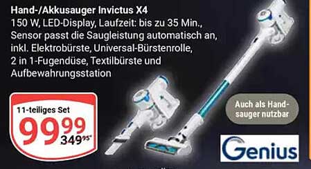 Hand-/Akkusauger Invictus X4