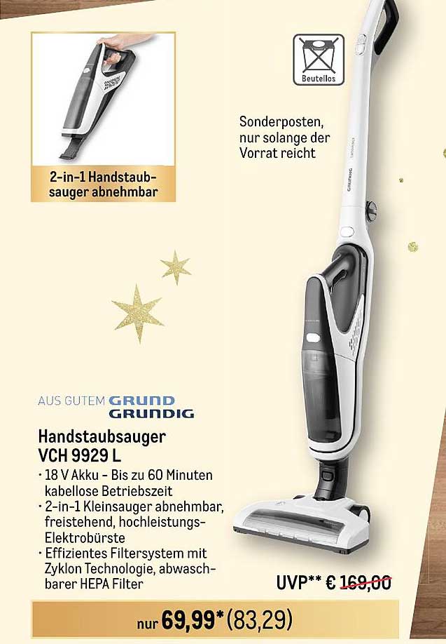 Handstaubsauger VCH 9929 L