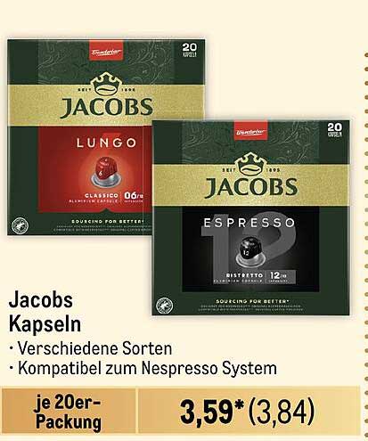 Jacobs Kapseln