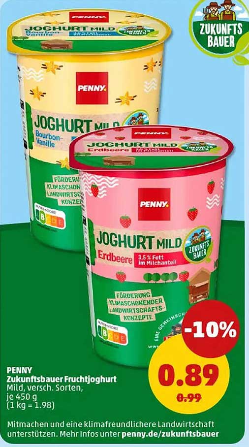 Joghurt Mild Erdbeere