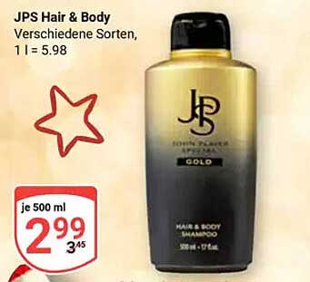 JPS Hair & Body GOLD