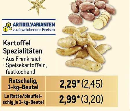 Kartoffel Spezialitäten