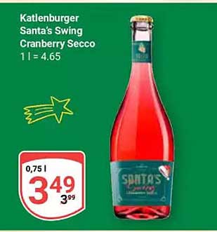 Katlenburger Santa's Swing Cranberry Secco