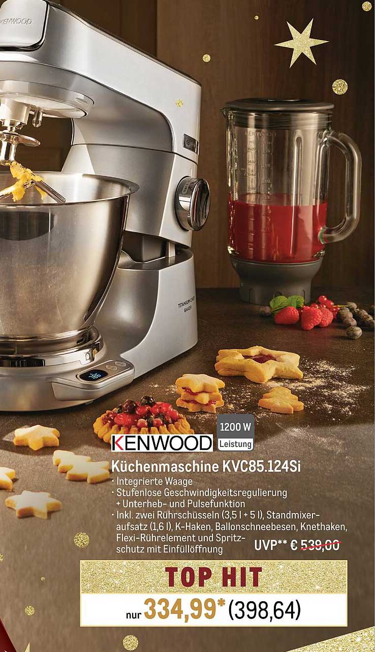 KENWOOD Küchenmaschine KVC85.124Si