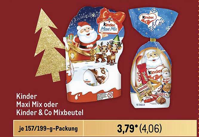 Kinder Maxi Mix oder Kinder & Co Mixbeutel