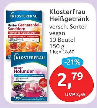 Klosterfrau Heißgetränk