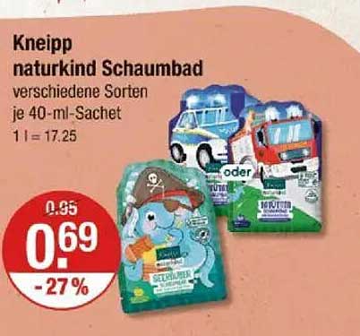 Kneipp naturkind Schaumbad