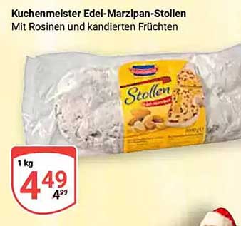 Kuchenmeister Edel-Marzipan-Stollen