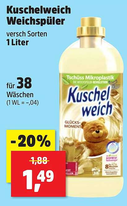 Kuschelweich Weichspüler