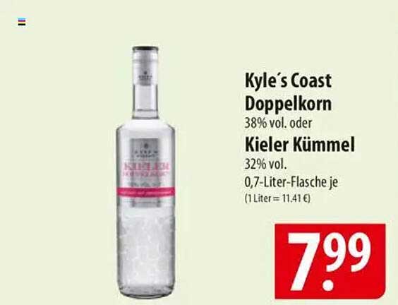 Kyle’s Coast Doppel-korn oder Kieler Kümmel