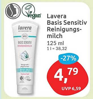 Lavera Basis Sensitiv Reinigungsmilch