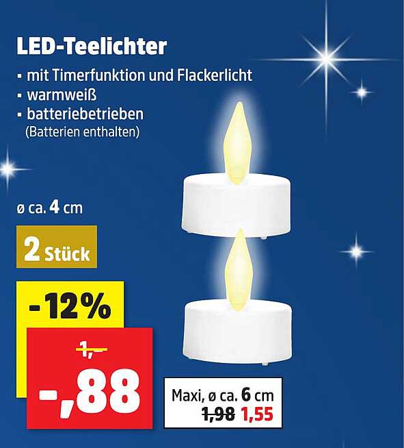 LED-Teelichter