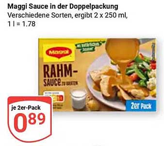 Maggi Rahm-Sauce 2er Pack