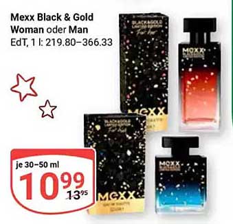 Mexx Black & Gold Woman oder Man