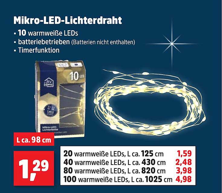 Mikro-LED-Lichterdraht