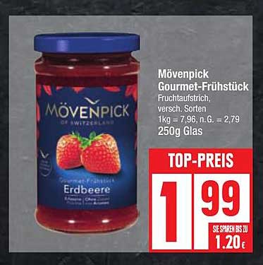 Mövenpick Gourmet-Frühstück Erdbeere