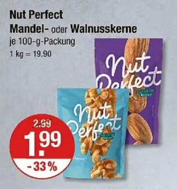 Nut Perfect Mandel- oder Walnusskerne