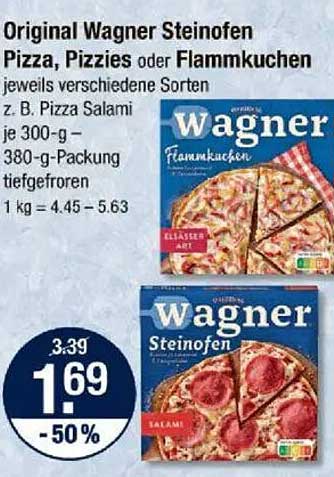 Original Wagner Steinofen Pizza, Pizzies oder Flammkuchen