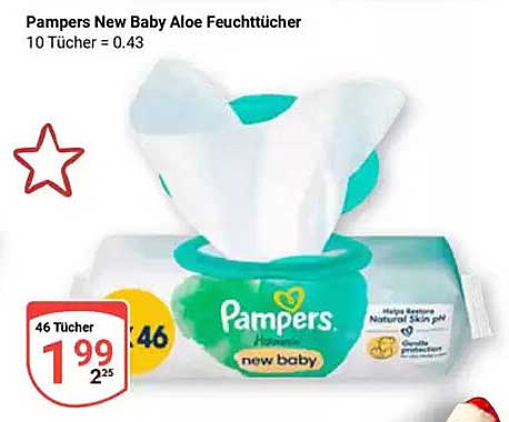 Pampers New Baby Aloe Feuchttücher