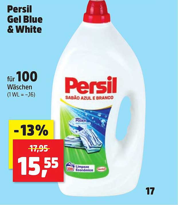 Persil Gel Blue & White