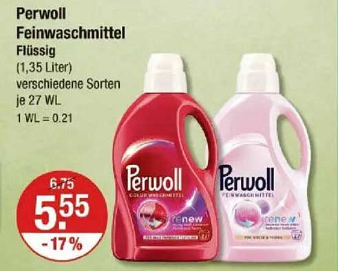 Perwoll Feinwaschmittel Flüssig