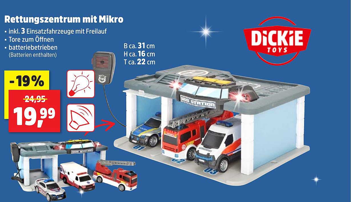 Rettungszentrum mit Mikro