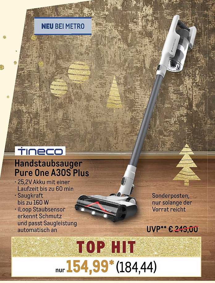 Tineco Handstaubsauger Pure One A30S Plus