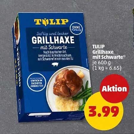 TULIP Grillhaxe mit Schwarte