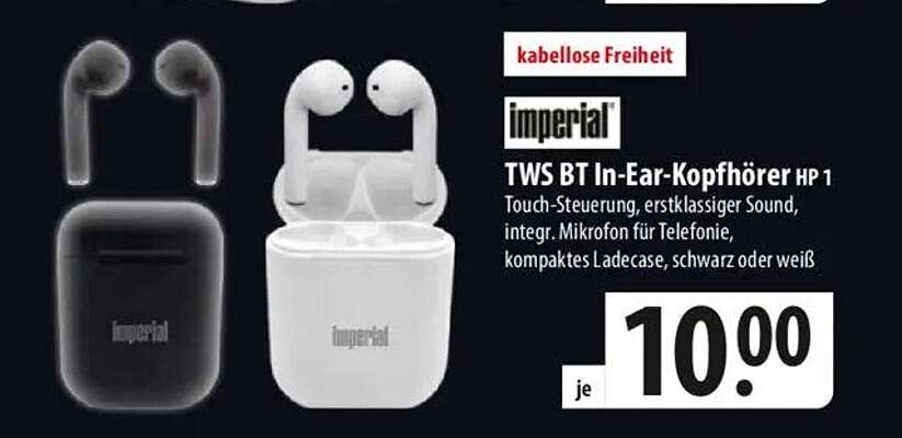 TWS BT In-Ear-Kopfhörer HP 1