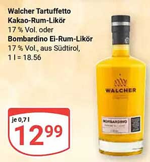 Walcher Tartuffetto Kakao-Rum-Likör