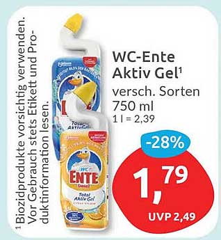 WC-Ente Aktiv Gel