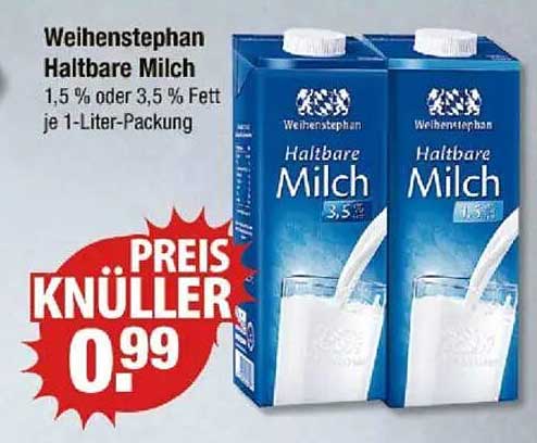 Weihenstephan Halbbare Milch