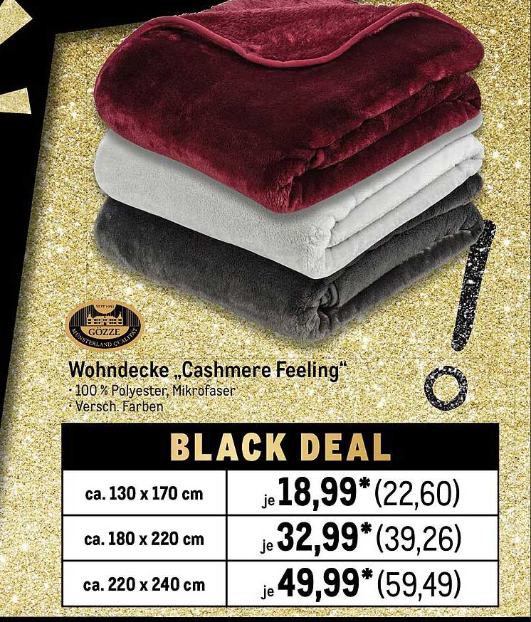 Wohndecke "Cashmere Feeling"