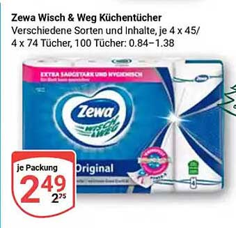 Zewa Wisch & Weg Küchentücher