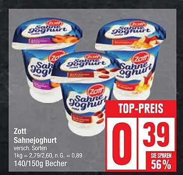 Zott Sahnejoghurt