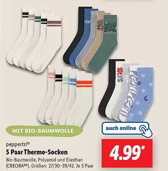 5 Paar Thermo-Socken